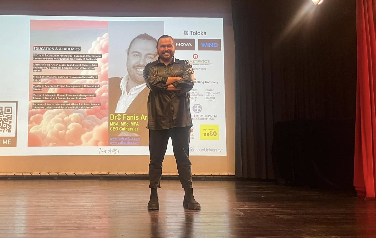 Fanis Aritzis, AI neuromarketer, dramaturg, business strategist, and business adjunct instructor at Hellenic American University