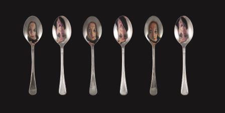 Έργο της Λαμπρινής Μποβιάτσου από την έκθεση "Reflectionship"