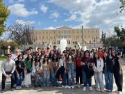 Students and faculty during Study Abroad activities in Athens and across Greece