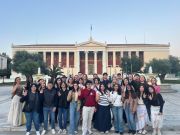 Students and faculty during Study Abroad activities in Athens and across Greece