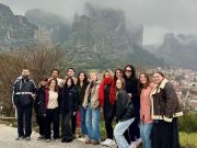 Students and faculty during Study Abroad activities in Athens and across Greece