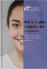 The Bachelor of Arts in English Language & Literature (BAELL) Flyer