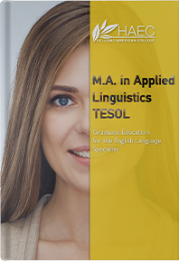 The M.A. in Applied Linguistics (MAAL) - TESOL Flyer